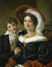 Rudolphina Wilhelmina Elizabeth de Sturler (1798-1873), second Wife of Count Johannes van den Bosch, Creator: Workshop of Cornelis Kruseman.