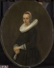 Johanna Bardoel (d after 1667). Wife of Gerard van der Schalcke, 1644. Creator: Gerard Terborch II.