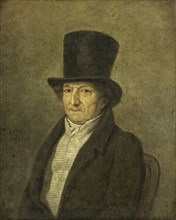 Portrait of Jean Bernard, Art Collector and Painter in Amsterdam, 1828. Creator: Gerrit Jan Michaelis.