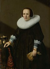 Portrait of Geertruyd Reael (1600-52), 1640. Creator: Huygh Pietersz. Voskuyl.