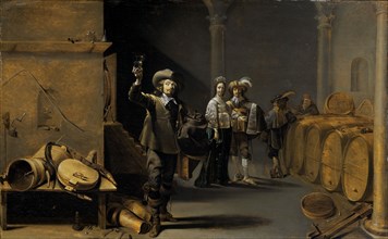 The Wine Connoisseurs, c.1640-c.1642. Creator: Jacob Duck.