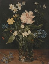 Still Life with Flowers in a Glass, c.1602. Creator: Jan Brueghel the Elder.