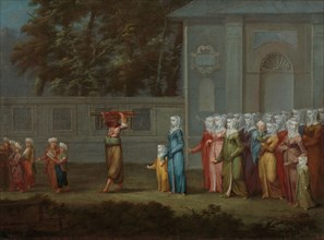 The First Day of School, c.1720-c.1737. Creator: Jean Baptiste Vanmour.