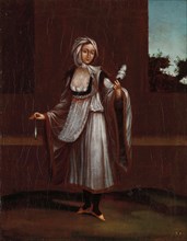 Woman from the Island of Patmos, 1700-1737. Creator: Workshop of Jean Baptiste Vanmour.