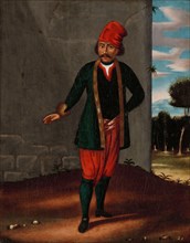 Man from the Island of Tinos, 1700-1737. Creator: Workshop of Jean Baptiste Vanmour.