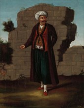 Man from the Island of Mykonos, 1700-1737. Creator: Workshop of Jean Baptiste Vanmour.