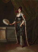 A Turkish Woman, c.1720-1737. Creator: Jean Baptiste Vanmour.