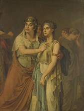 Joanna Cornelia Ziesenis-Wattier and Geertruida Jacoba Grevelink-Hilverdink..., 1800-1813.  Creator: Louis Moritz.