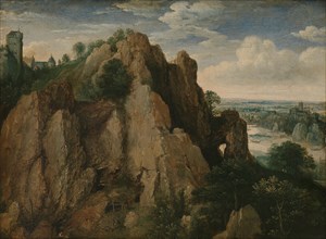 Mountainous landscape, 1582. Creator: Lucas van Valckenborch.