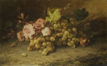 Still Life with Grapes, c.1880-c.1896. Creator: Marguerite Roosenboom.