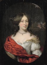Portrait of Belichje Hulft, wife of Gerard Röver, merchant and shipowner in Amsterdam, 1675-1693.  Creator: Nicolaes Maes.