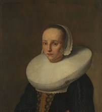 Portrait of Anna van der Does (1609-1650), 1642. Creator: Paulus Hennekyn.