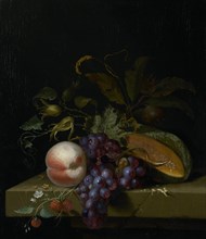 Still Life with Fruit, 1673. Creator: Pieter Gallis.