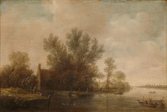 River Landscape, 1630-1650. Creator: Pieter Jansz van Asch.