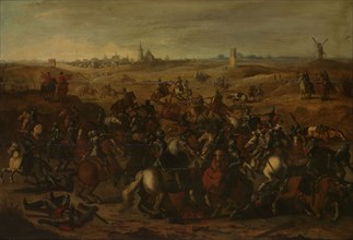 The Skirmish Between Cuirassiers, 5 February 1600, on the Vughterheide, c.1635. Creator: Unknown.