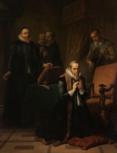 The last prayer of Johan van Oldenbarnevelt, 1840-1878. Creator: Simon Opzoomer.