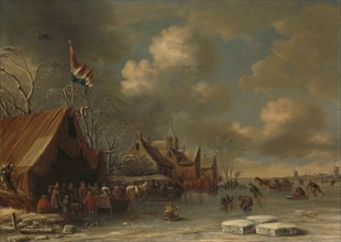 Enjoying the Ice, 1677. Creator: Thomas Heeremans.