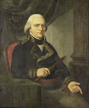 Portrait of Pieter Gerardus van Overstraten, Governor-General of the Dutch East Indies, 1802-1820. Creator: Adriaan De Lelie.