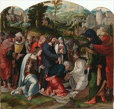 The Raising of Lazarus, c.1530-c.1535. Creator: Aert Claesz..