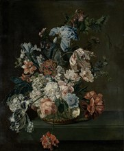 Still Life with Flowers, 1762. Creator: Cornelia van der Mijn.