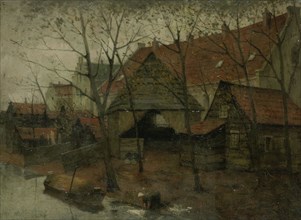 The Vinkenbuurt near Amsterdam, 1885-1900. Creator: Johann Eduard Karsen.