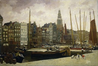 The Damrak, Amsterdam, 1903. Creator: George Hendrik Breitner.