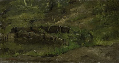Meadow Landscape, c.1880-c.1923. Creator: George Hendrik Breitner.