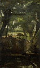 View in the Woods, c.1880-c.1923. Creator: George Hendrik Breitner.