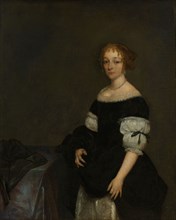 Aletta Pancras (1649-1707) Wife of François de Vicq, 1670. Creator: Gerard Terborch II.