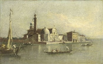 View of the Isola di San Michele in Venice, 1774-1835. Creator: Giacomo Guardi.