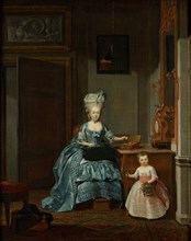 Susanna van Collen née Mogge and her daughter, 1776. Creator: Hermanus Numan.