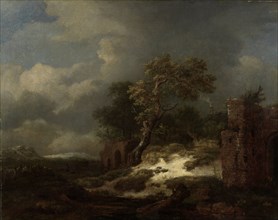 Landscape with Ruins, 1650-1682. Creator: Jacob van Ruisdael.