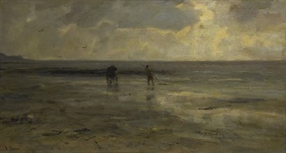 Beach, evening, 1890.  Creator: Jacob Henricus Maris.