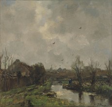 Landscape near The Hague, 1891. Creator: Jacob Henricus Maris.