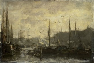 Harbor View, c.1887. Creator: Jacob Henricus Maris.