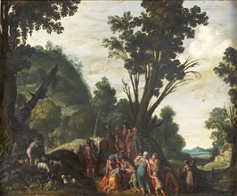 The Meeting of Jacob and Esau, c.1610-1620. Creator: Jacob Symonsz. Pynas.