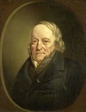 Portrait of Johannes Kinker, Poet and Philosopher, Professor at Liège, 1840-1845. Creator: Jan Cornelis van Rossum.