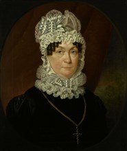 Portrait of Ann Brander (died 1837), Wife of Job Seaburne May, 1823. Creator: Jan Willem May.
