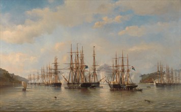 Dutch, English, French and American Squadrons in Japanese Waters during the Expedition led by the Fr Creator: Jacoba van Heemskerck van Beest.