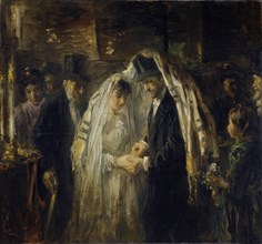 Jewish Wedding, 1903. Creator: Jozef Israels.