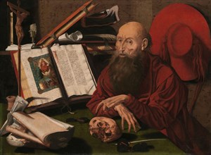 St Jerome in his study, c.1535-c.1545. Creator: Marinus van Reymerswaele.