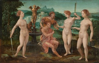Judgment of Paris, 1532. Creator: Master of the Female Half-Lengths.