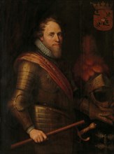Portrait of Maurits (1567-1625), Prince of Orange, c.1607-c.1613. Creator: Workshop of Michiel Jansz van Mierevelt.