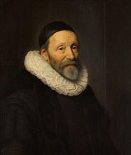 Portrait of Johannes Wtenbogaert (1557-1644), 1632. Creator: Workshop of Michiel Jansz van Mierevelt.
