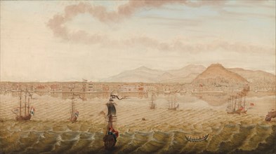 View of Smyrna (Izmir), 1779. Creator: N. Knop.