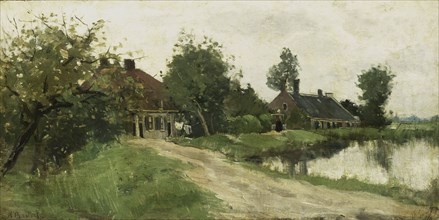 Near Breukelen on the Vecht, c.1870-c.1923. Creator: Nicolaas Bastert.