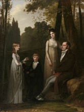 Portrait of Rutger Jan Schimmelpenninck and his Family, 1801-1802. Creator: Pierre-Paul Prud'hon.