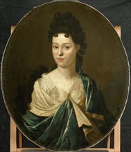 Portrait of Mrs. Brust-Batailhy, 1710. Creator: Pieter van der Werff.