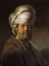 Man in Oriental Clothing, 1635. Creator: Rembrandt Harmensz van Rijn.