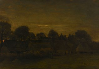 Farming Village at Twilight, 1884. Creator: Vincent van Gogh.